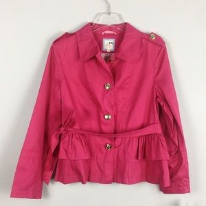 Tommy Girl | Hot Pink Ruffle Jacket | XL